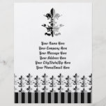 Fleur Heart Crown - Black Full Colour Flyer