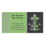 Fleur Heart Crown - Green Personalized Photo Card