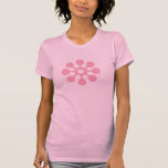 Fleur isolée géniale rose t-shirts