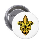 Fleur Medieval - Gold Pins