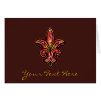 Fleur Medieval - Red Card