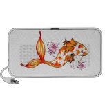 Fleur orange mignonne japonaise orientale fraîche  haut-parleurs mp3
