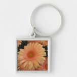 Fleur rose porte-clefs