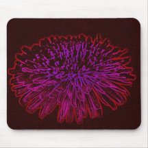 Fleur rose/pourpre Mousepad Tapis De Souris