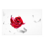 fleur stationnaire papier à lettre customisable