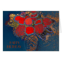 fleurit des salutations carte de vœux