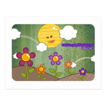 fleurit la carte postale