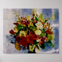 fleurs 3_Painting Print