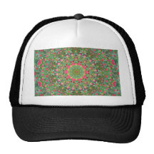 FLEURS D'ART ABSTRAIT CASQUETTES