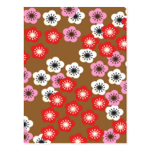 Fleurs de cerisier de Sakura Cartes Postales