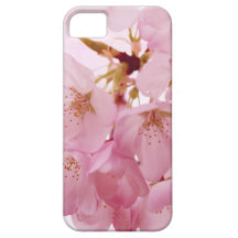 Fleurs de cerisier roses vintages molles étui iPhone 5