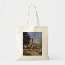 Fleurs de jardin par Claude Monet Sac