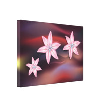 Fleurs de lis impression sur toile