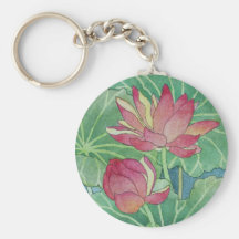 Fleurs de Lotus Keychain Porte-clef