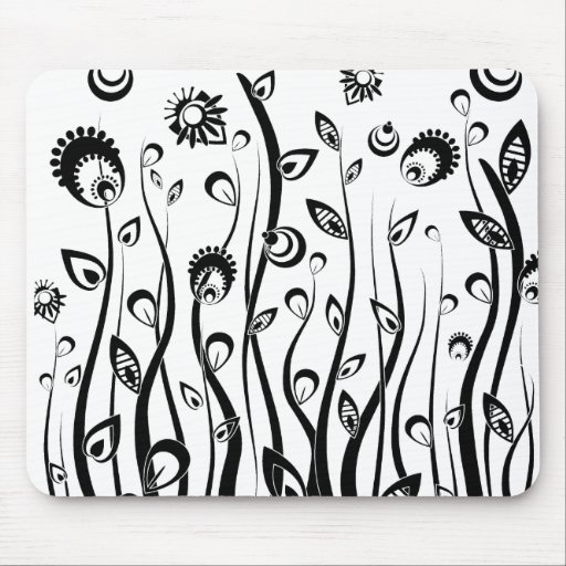 fleurs d'imaginaire tapis de souris