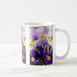 Fleurs d'iris tasse à café