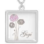 Fleurs élégantes de dahlia de collier de Gigi
