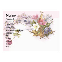 Fleurs et lierre Cardr commercial victorien Cartes De Visite Professionnelles