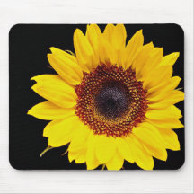 Fleurs jaunes de tournesol tapis de souris