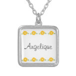 Fleurs jaunes nommées d'Angelique Bijouterie