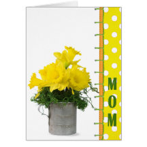 Fleurs pour la maman cartes de vœux