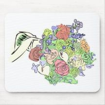 Fleurs Tapis De Souris