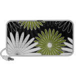 fleurs vertes mignonnes haut-parleur iPod