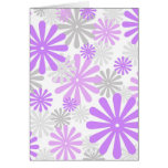 Fleurs violettes cartes