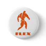 Flex Bodybuilding Button