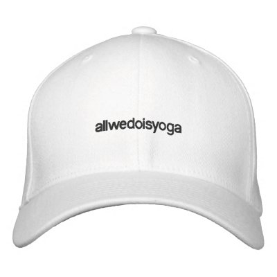 Flex Fit Hat Embroidered Hat by allwedoisyoga