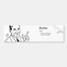 FLEXTING BUMPER STICKER