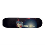 Flickered Skull Skateboards