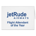 Flight Attendant of the Year Greeting Cards