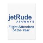 Flight Attendant of the Year Postcards