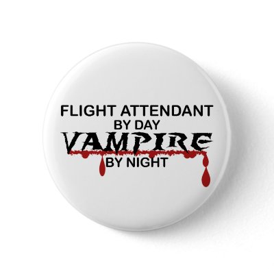 Flight Attendant Vampire by Night by poorrichards