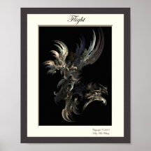 Flight Fractal Poster