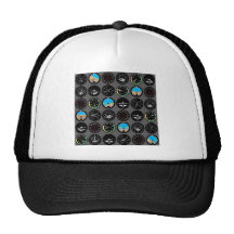 Flight Instruments Mesh Hats