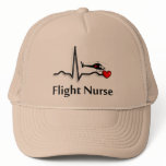 Flight Nurse QRS & Helicopter Design Trucker Hat