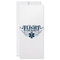 Flight Nurse Style Customized Rack Card