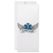 flight nurse wings custom rack card