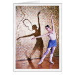 Flight of the Swan 3 - with border Greeting Card