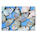 Flight Of The White Morphos Greeting Card