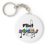 Flint Rocks Key Chain