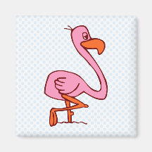 Flip Flamingo Magnets
