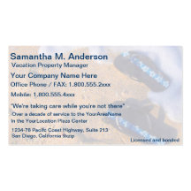 Flip Flop Beach Sandals Business Cards