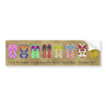 Flip Flop Collections Bumper Sticker