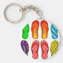 Flip-Flop Fun Keychains