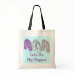 Flip Floppin' Tote Canvas Bag