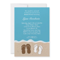 Flip Flops Bridal Shower Invitation