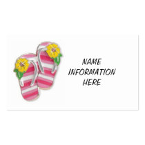 FLIP FLOPS BUSINESS CARD business cards